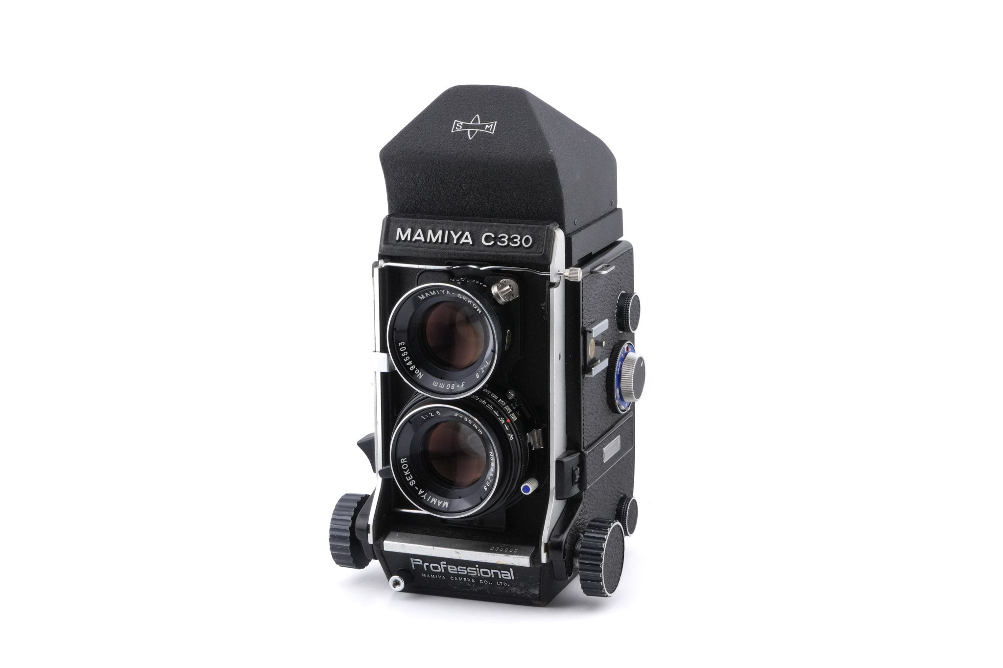 Mamiya C330 Professional + 80mm f2.8 Sekor (Blue Dot) + Prism Finder (C220 / C330)