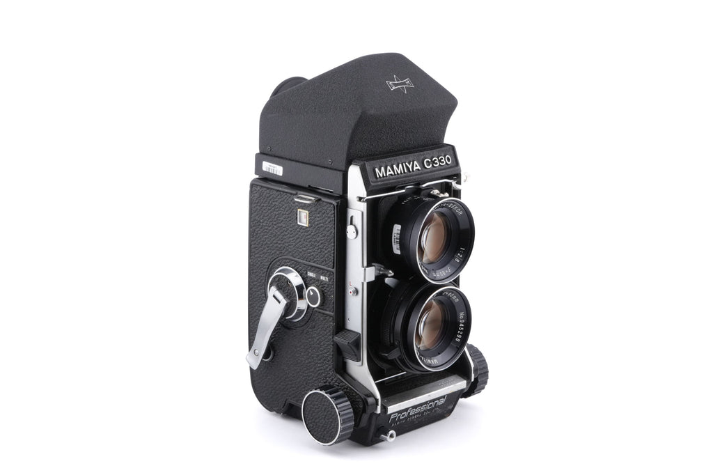 Mamiya C330 Professional + 80mm f2.8 Sekor (Blue Dot) + Prism Finder (C220 / C330)
