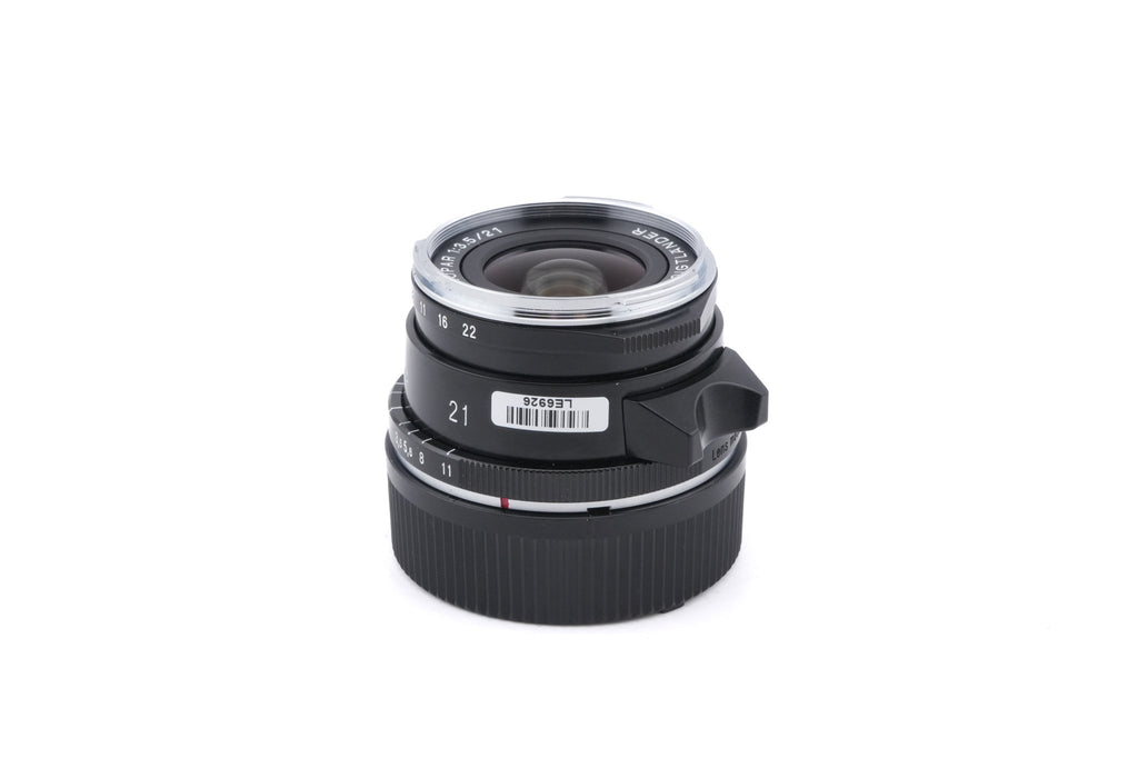 Voigtländer 21mm f3.5 Color-Skopar VM II + 21/25mm Optical Viewfinder