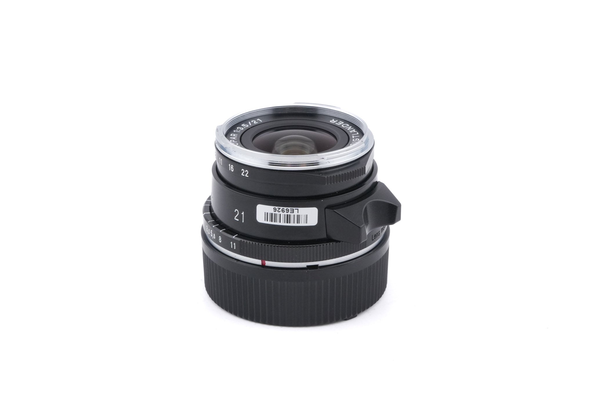Voigtländer 21mm f3.5 Color-Skopar VM II + 21/25mm Optical Viewfinder
