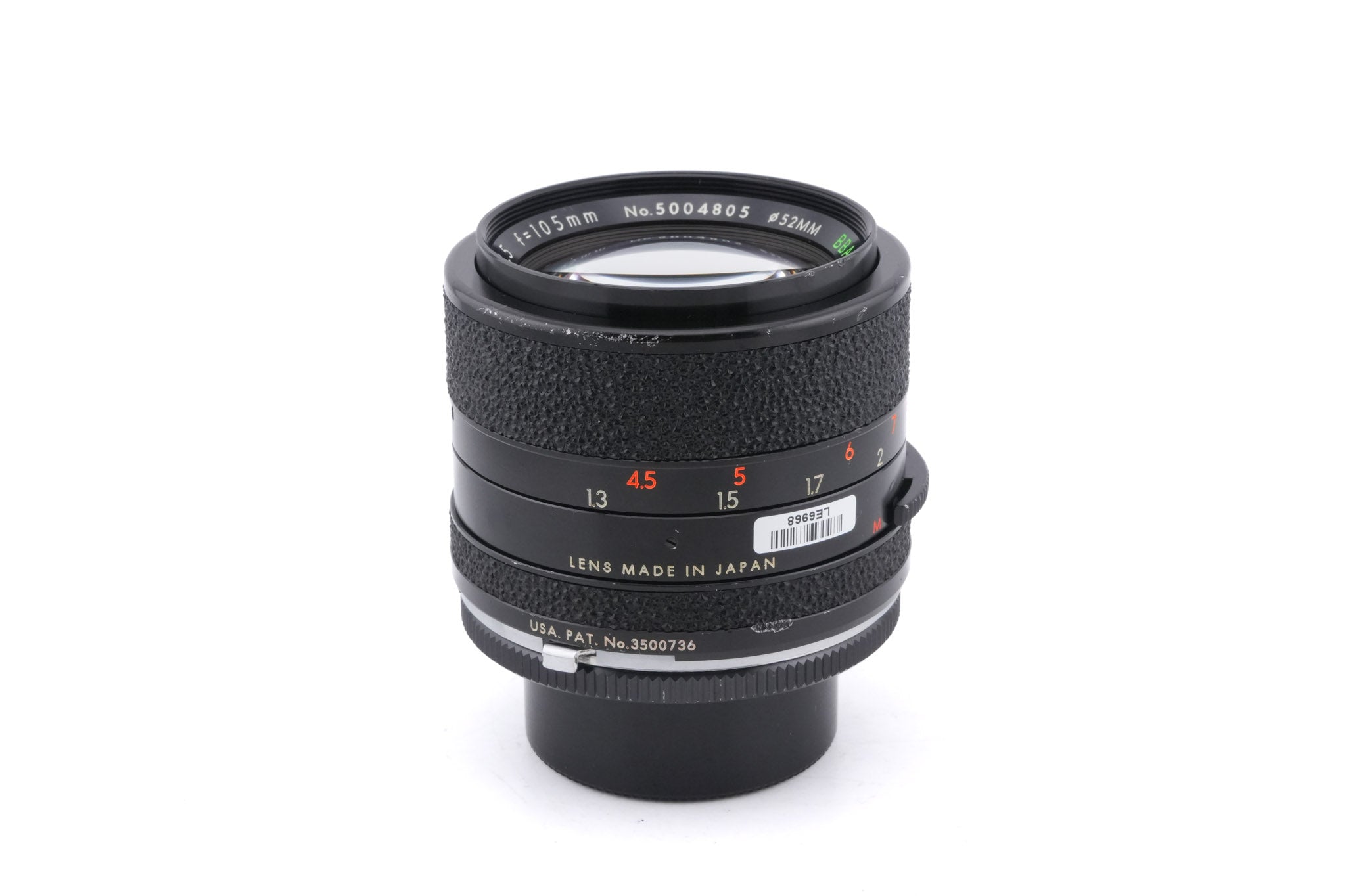 Tamron 105mm f2.5 BBAR Multi C. + Adaptall - M42 Adapter
