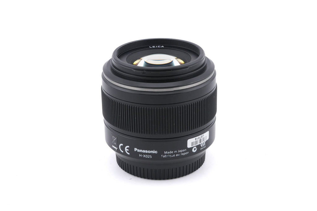 Panasonic 25mm f1.4 ASPH. Leica DG Summilux (H-X025)
