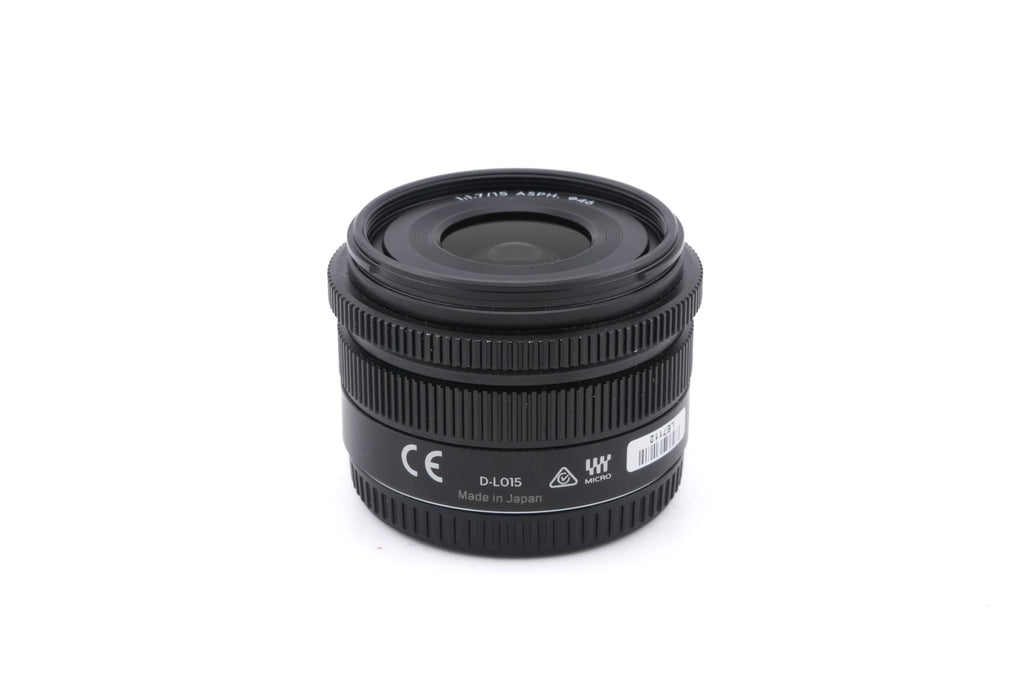 DJI 15mm f1.7 Asph.