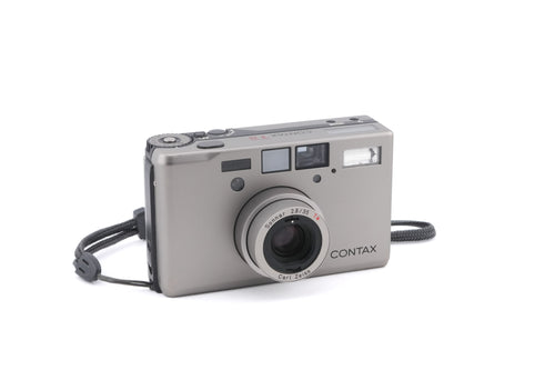 Contax T3 + TVS II Metal Hood + 30.5mm T3 Filter Adapter