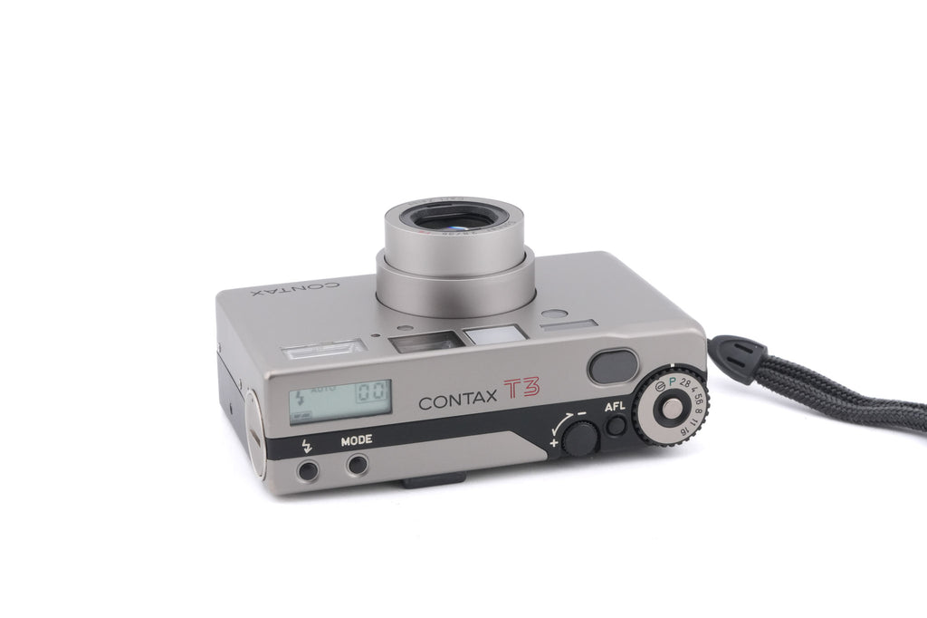 Contax T3 + TVS II Metal Hood + 30.5mm T3 Filter Adapter