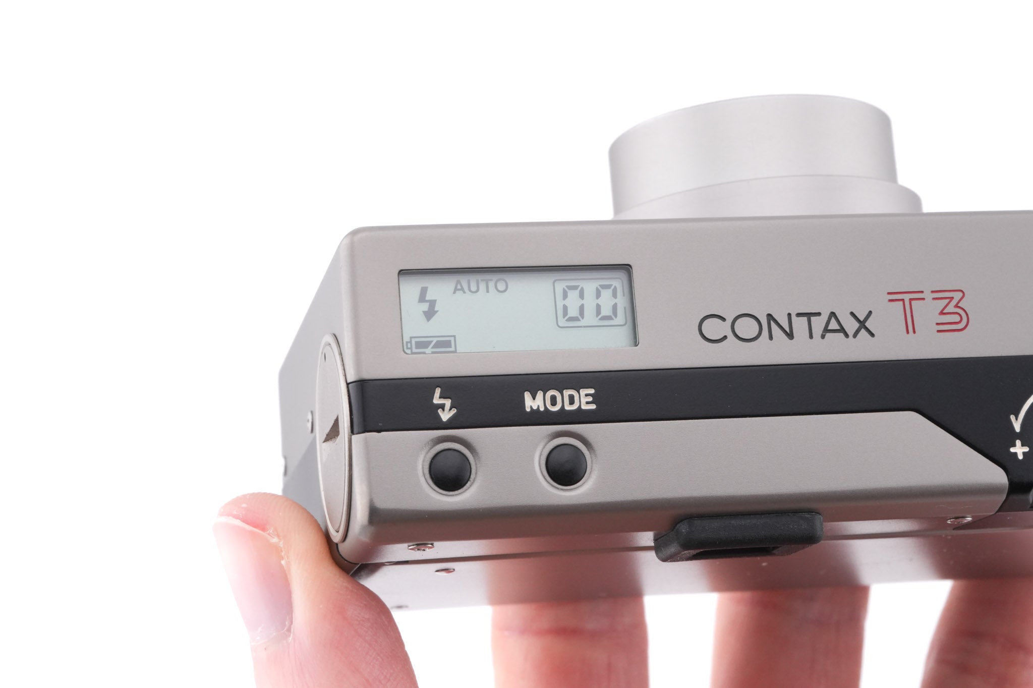 Contax T3 + TVS II Metal Hood + 30.5mm T3 Filter Adapter