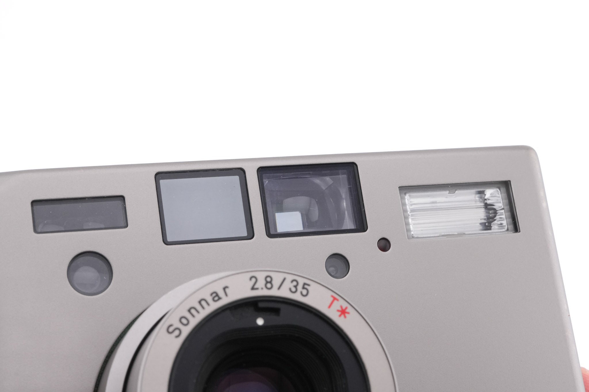 Contax T3 + TVS II Metal Hood + 30.5mm T3 Filter Adapter