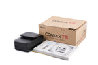 Contax T3 + TVS II Metal Hood + 30.5mm T3 Filter Adapter