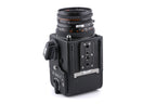 Hasselblad 503CW (Black, 10246) + A12N Film Magazine + Winding Crank E (44086) + Acute Matte Grid / Split Image Focusing Screen (42170) + Waist Level Finder (New / Black, 42323) + 80mm f2.8 Planar T* CF (20029)
