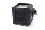 Hasselblad 503CW (Black, 10246) + A12N Film Magazine + Winding Crank E (44086) + Acute Matte Grid / Split Image Focusing Screen (42170) + Waist Level Finder (New / Black, 42323) + 80mm f2.8 Planar T* CF (20029)