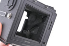 Hasselblad 503CW (Black, 10246) + A12N Film Magazine + Winding Crank E (44086) + Acute Matte Grid / Split Image Focusing Screen (42170) + Waist Level Finder (New / Black, 42323) + 80mm f2.8 Planar T* CF (20029)