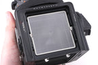 Hasselblad 503CW (Black, 10246) + A12N Film Magazine + Winding Crank E (44086) + Acute Matte Grid / Split Image Focusing Screen (42170) + Waist Level Finder (New / Black, 42323) + 80mm f2.8 Planar T* CF (20029)