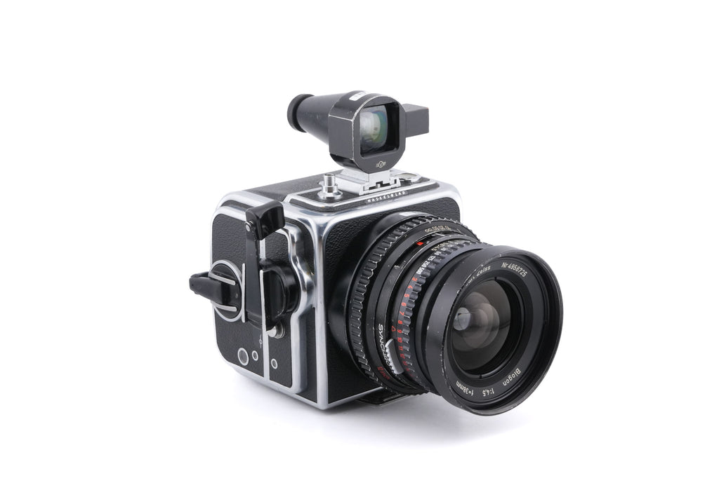 Hasselblad Super Wide C (SWC) (Silver, 10049) + SWC Viewfinder (52035/TISOC) + A12 Film Magazine (Silver, 30074)