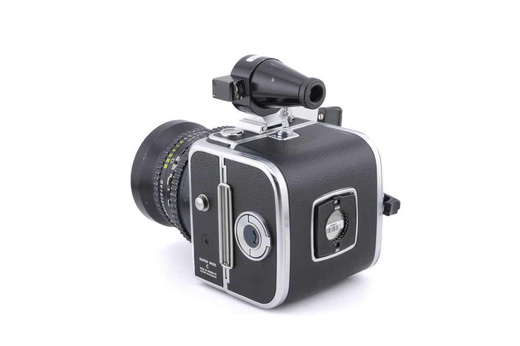 Hasselblad Super Wide C (SWC) (Silver, 10049) + SWC Viewfinder (52035/TISOC) + A12 Film Magazine (Silver, 30074)