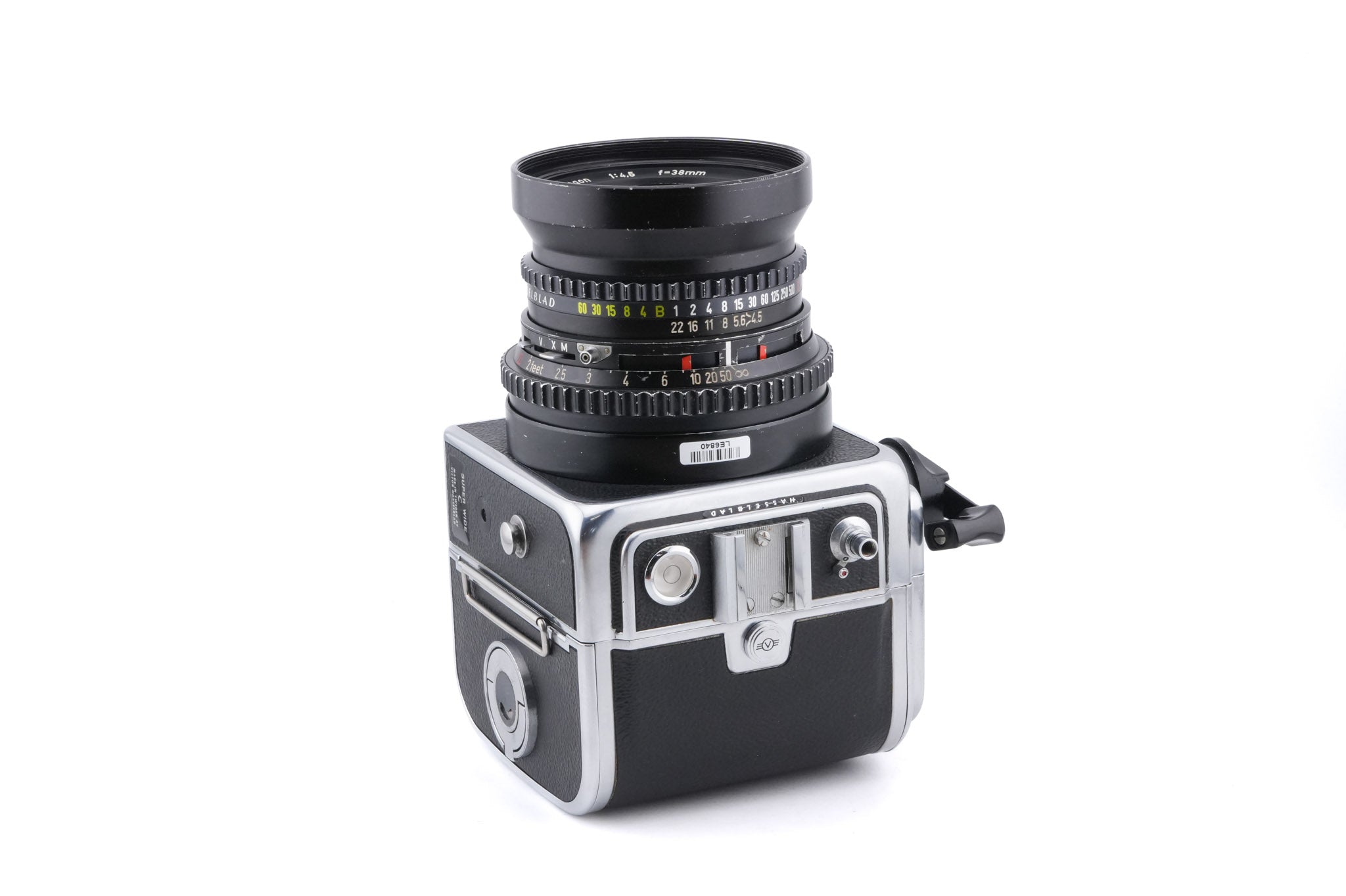 Hasselblad Super Wide C (SWC) (Silver, 10049) + SWC Viewfinder (52035/TISOC) + A12 Film Magazine (Silver, 30074)