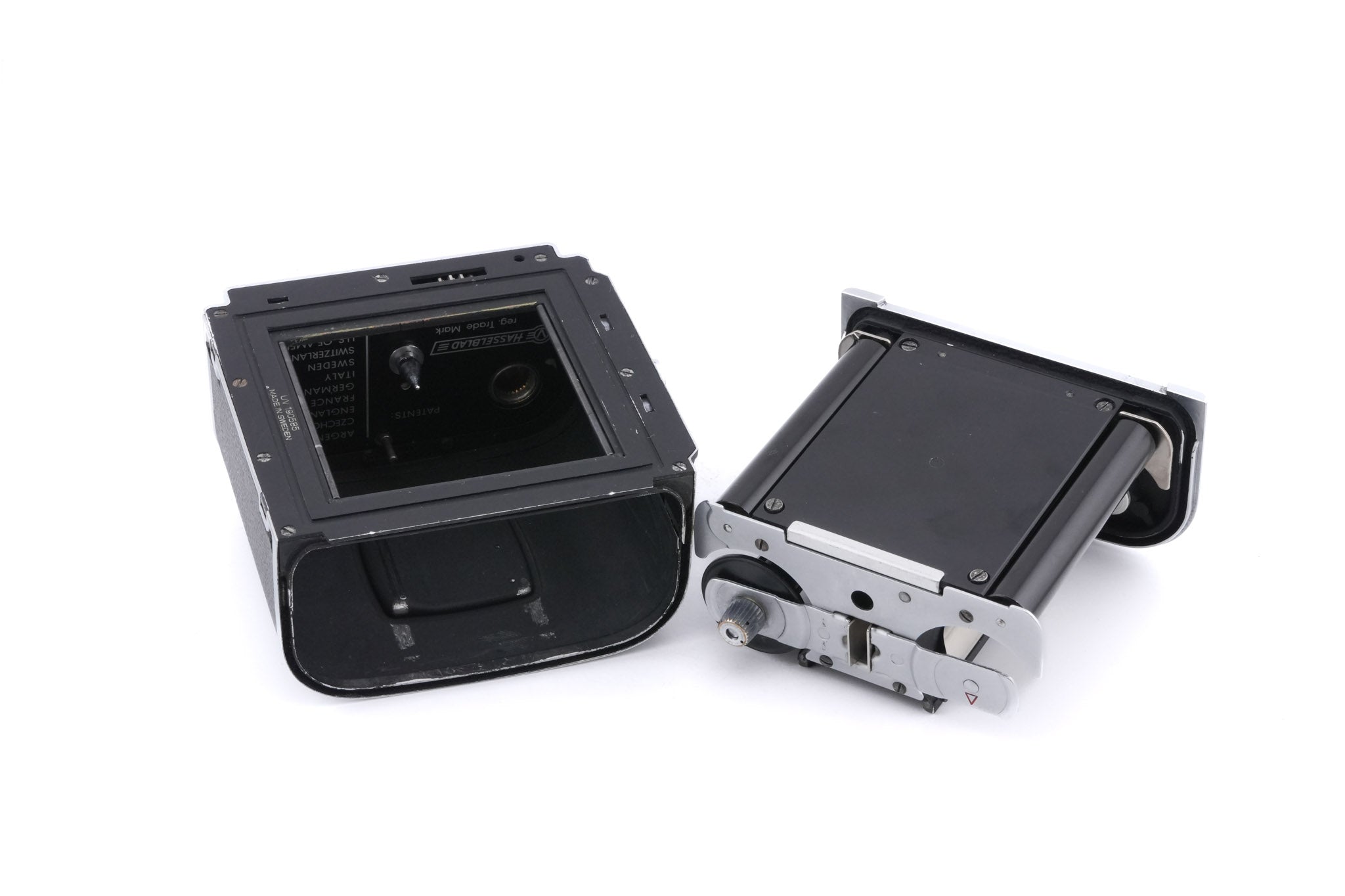 Hasselblad Super Wide C (SWC) (Silver, 10049) + SWC Viewfinder (52035/TISOC) + A12 Film Magazine (Silver, 30074)