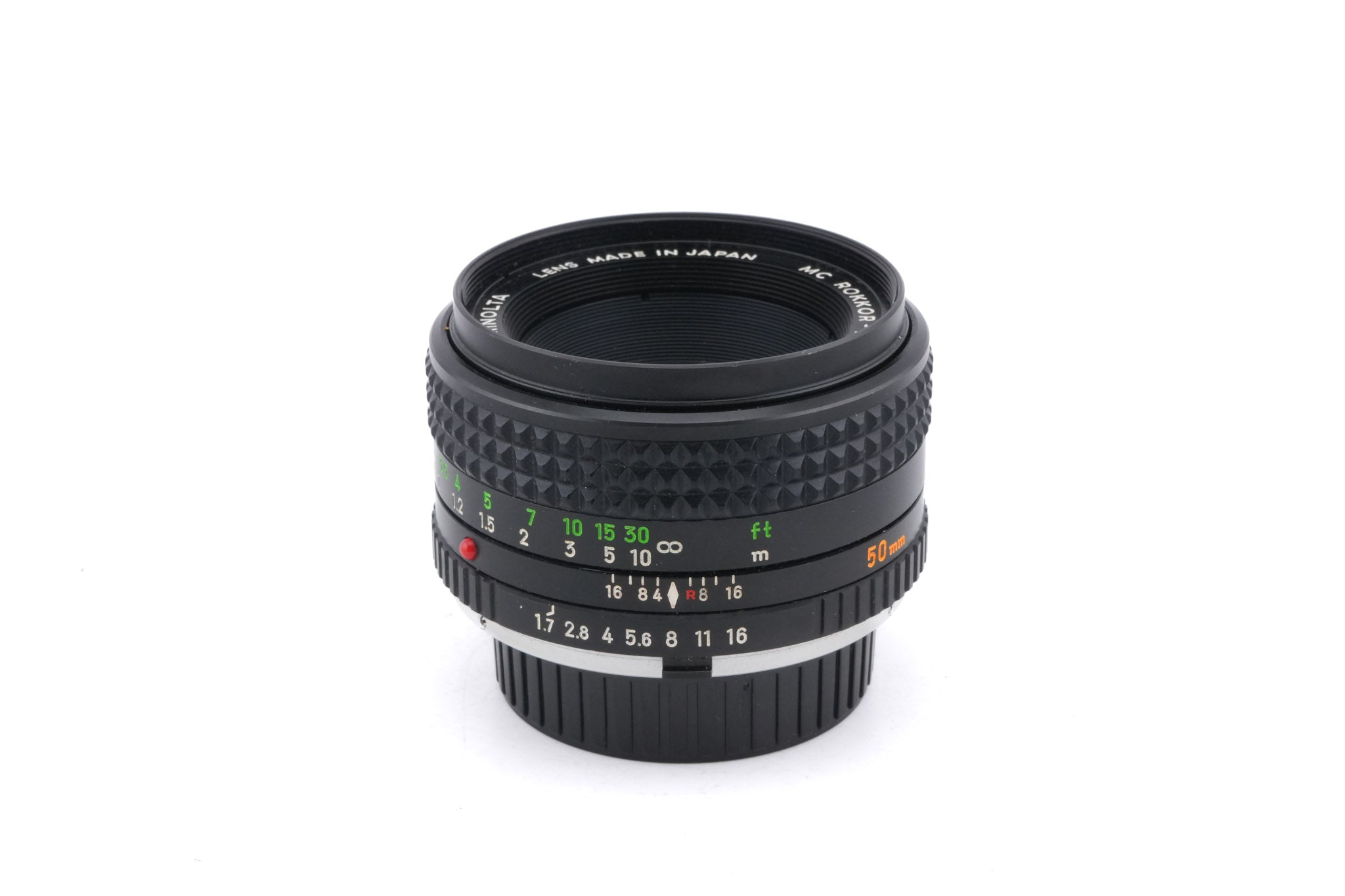 Minolta 50mm f1.7 MC Rokkor-PF