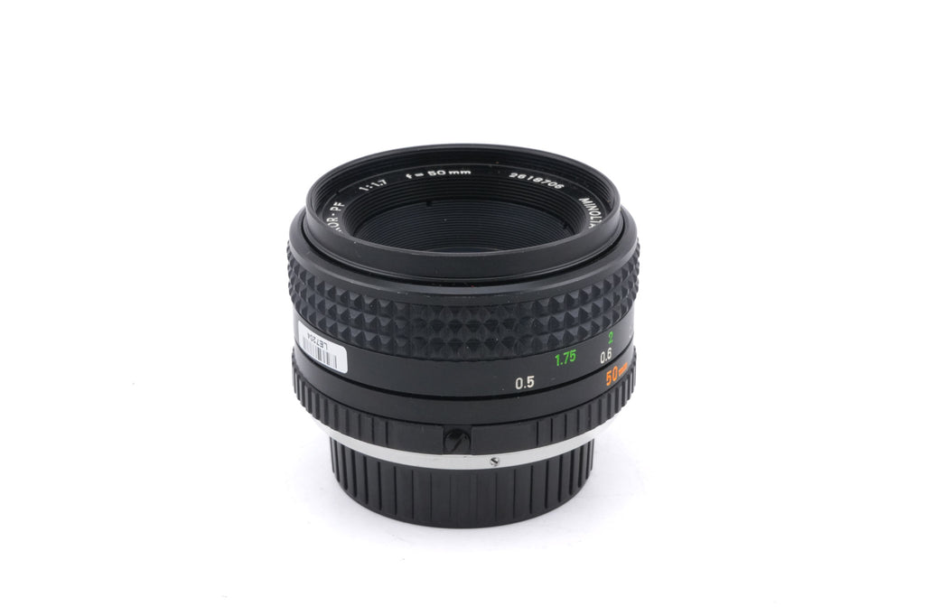 Minolta 50mm f1.7 MC Rokkor-PF