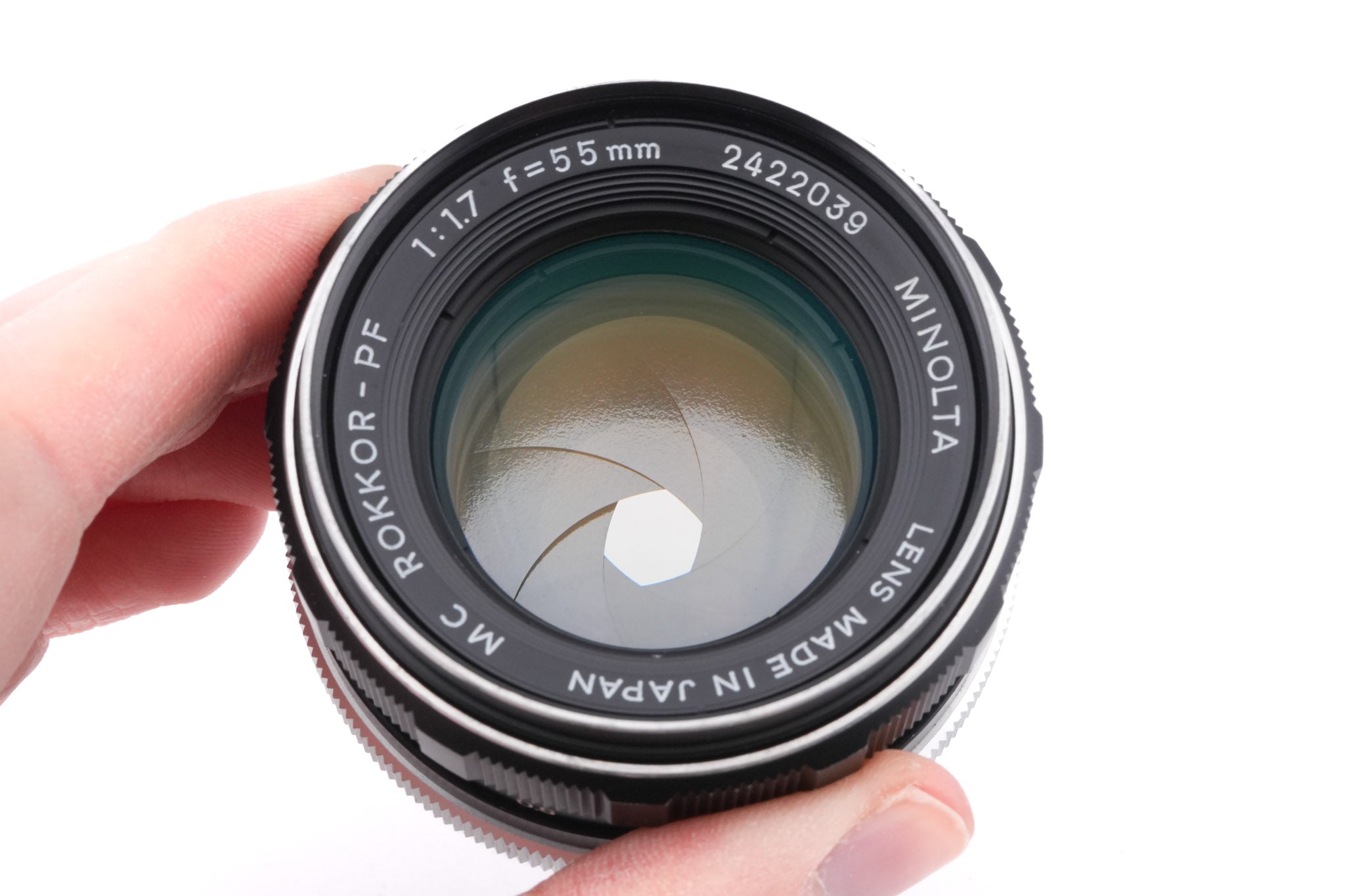 Minolta 55mm f1.7 MC Rokkor-PF