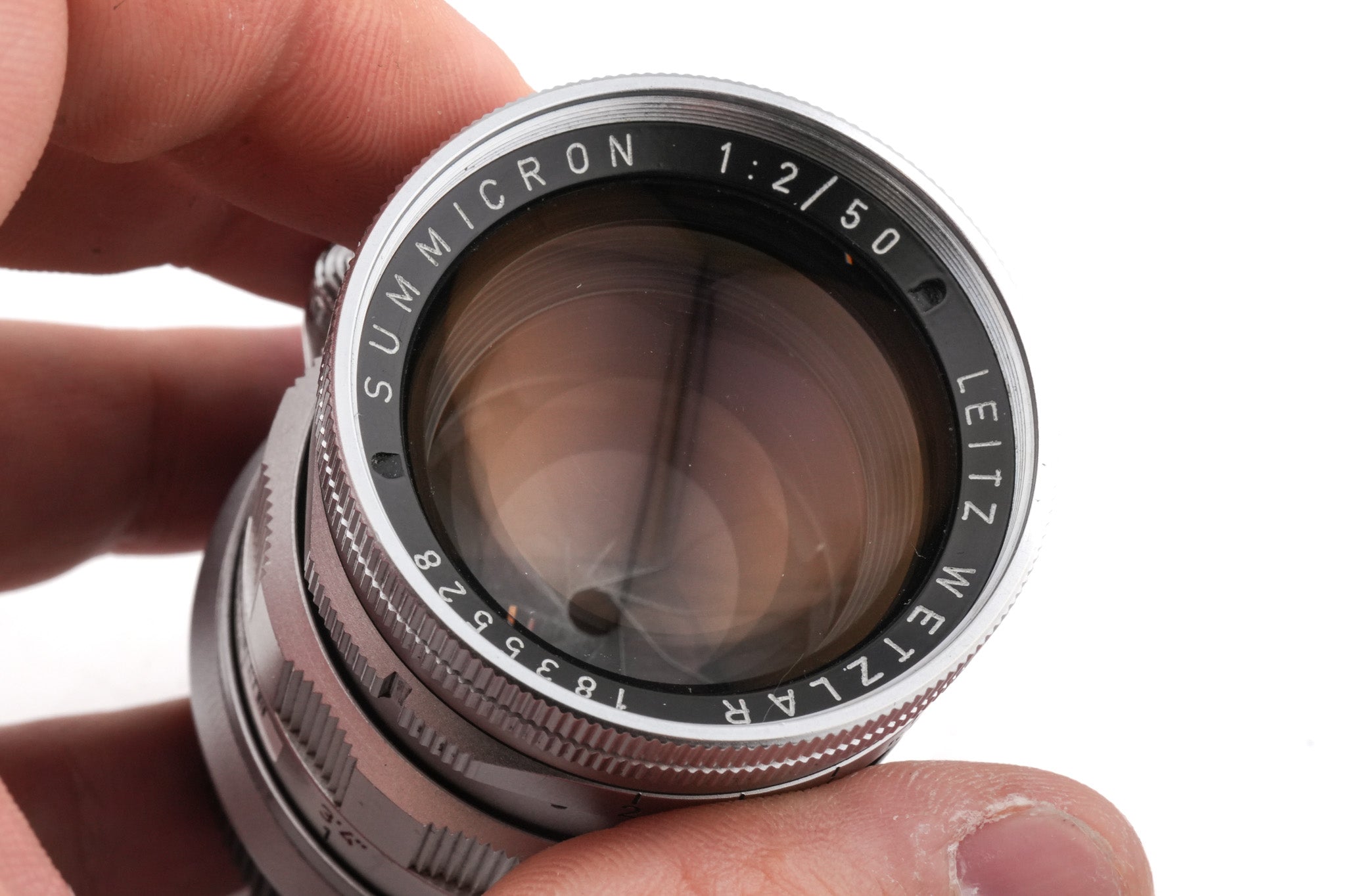 Leica 50mm f2 Summicron (Type II) (Silver, SOOIC-MS / SOSIC