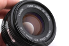 Canon 50mm f1.8 FDn