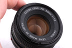 Canon 50mm f1.8 FDn