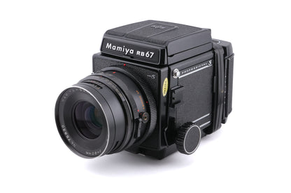 Mamiya RB67 Pro-S + 90mm f3.8 Sekor C + 120 6x7 Pro-S Roll Film Holder + Waist Level Finder
