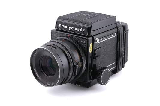 Mamiya RB67 Pro-S + 90mm f3.8 Sekor C + 120 6x7 Pro-S Roll Film Holder + Waist Level Finder