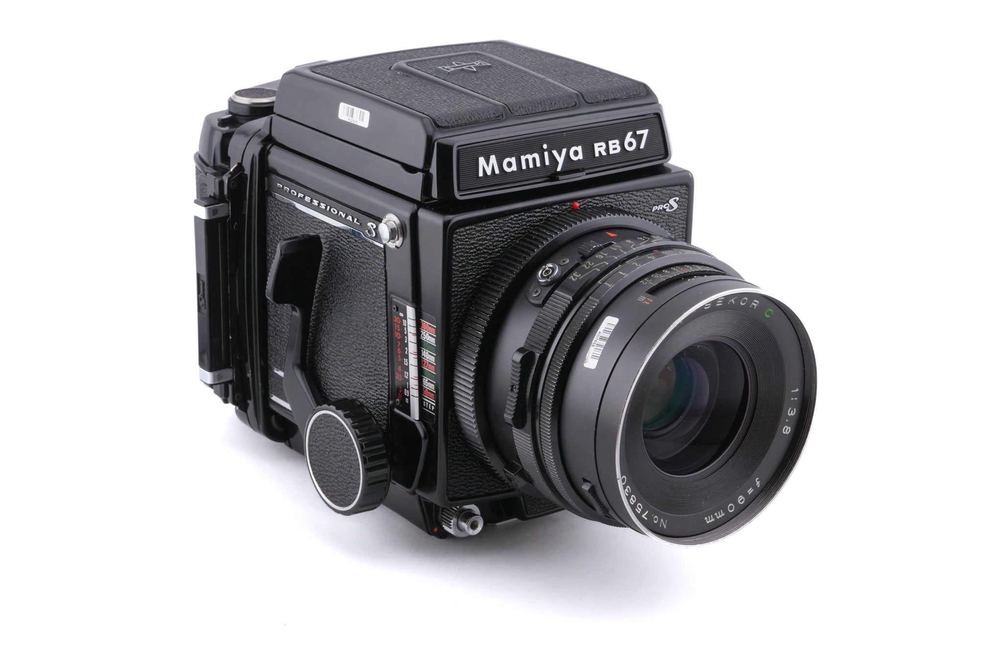 Mamiya RB67 Pro-S + 90mm f3.8 Sekor C + 120 6x7 Pro-S Roll Film