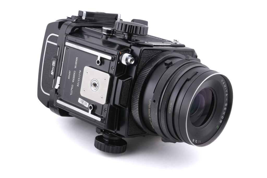 Mamiya RB67 Pro-S + 90mm f3.8 Sekor C + 120 6x7 Pro-S Roll Film Holder + Waist Level Finder