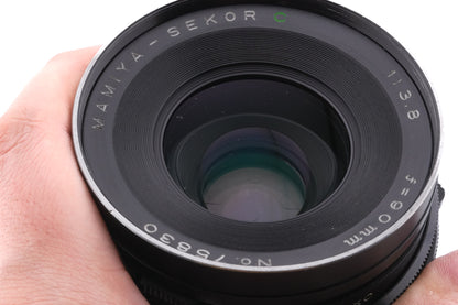 Mamiya RB67 Pro-S + 90mm f3.8 Sekor C + 120 6x7 Pro-S Roll Film Holder + Waist Level Finder