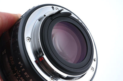 Pentax 50mm f1.4 SMC Pentax-FA