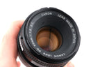 Canon 50mm f1.8 S.C.