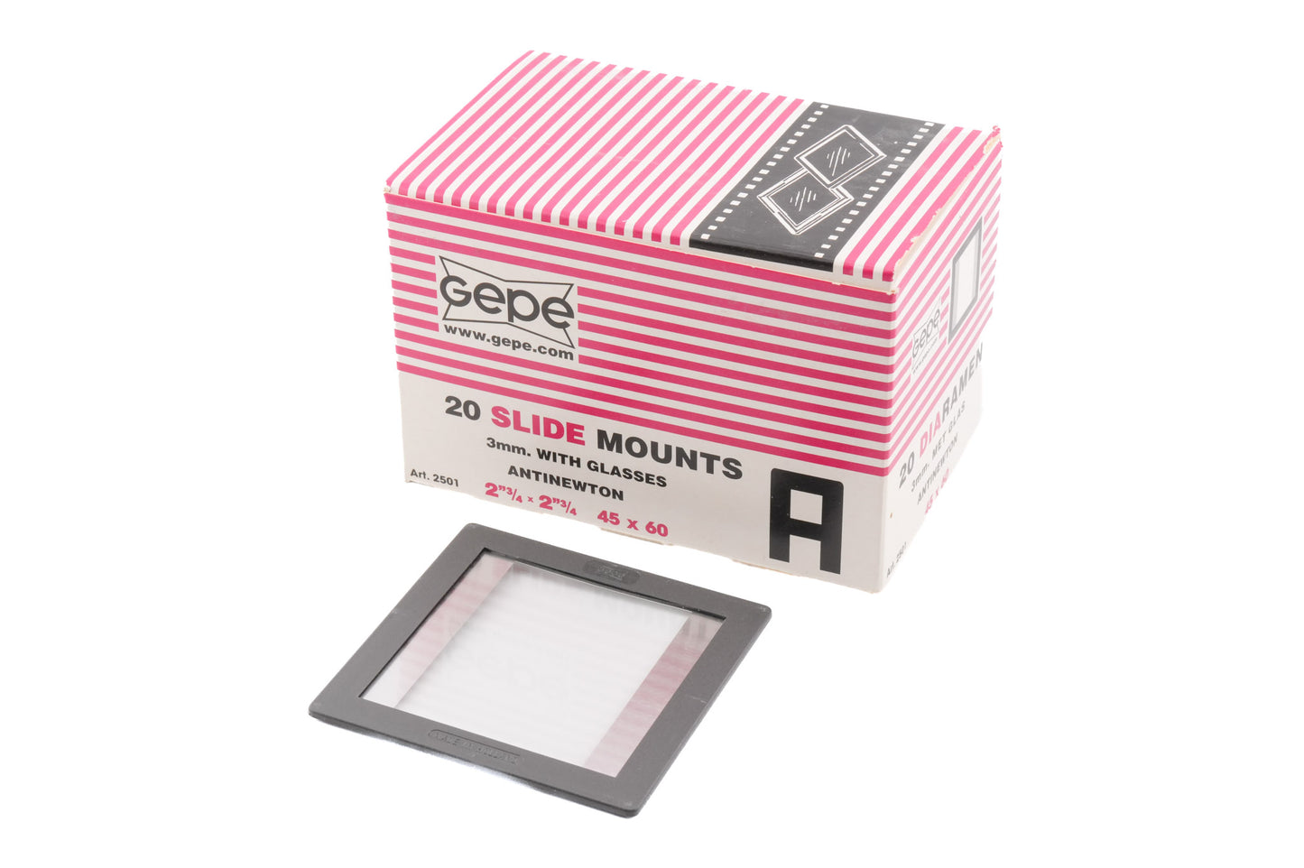 Gepe 45x60 Anti-Newton Glass Slide Mounts