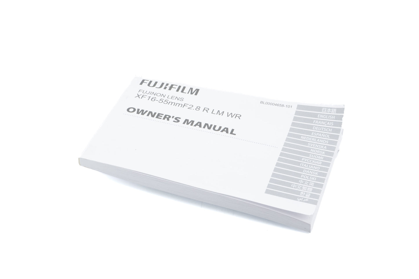 Fujifilm 16-55mm f2.8 Nano-GI Fujinon Aspherical XF R LM WR