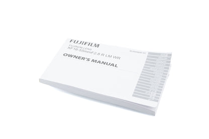 Fujifilm 16-55mm f2.8 Nano-GI Fujinon Aspherical XF R LM WR