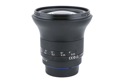 Carl Zeiss 21mm f2.8 Distagon T* Milvus ZF.2