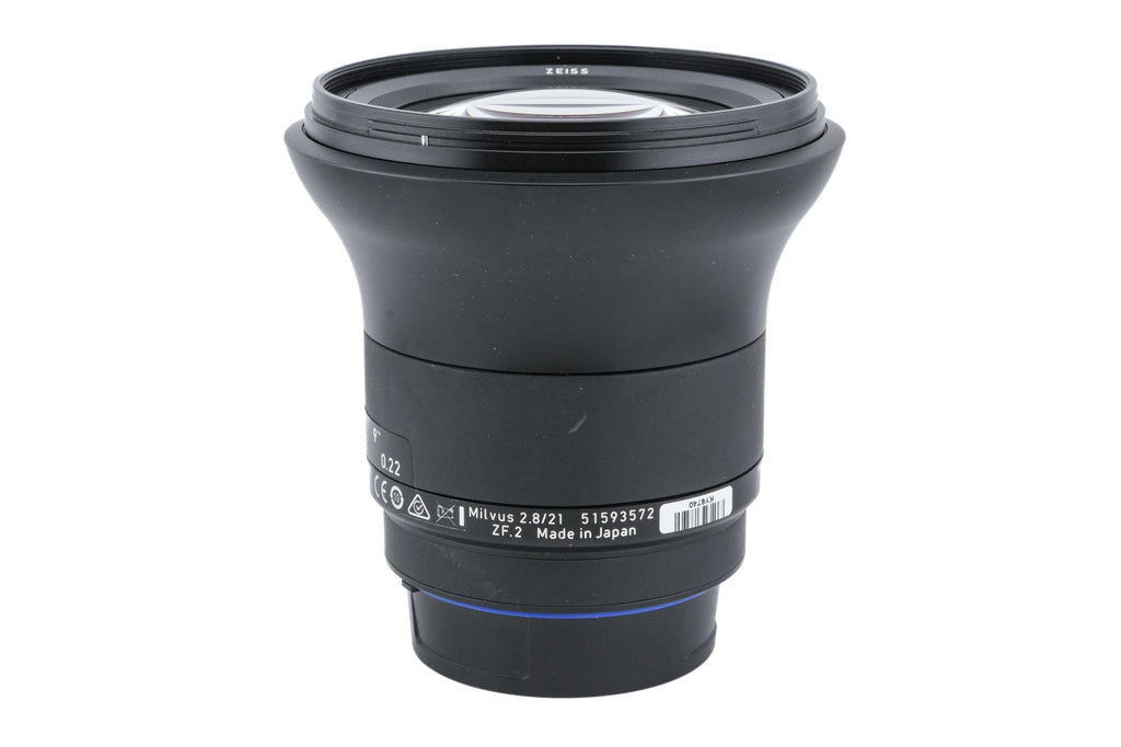 Carl Zeiss 21mm f2.8 Distagon T* Milvus ZF.2