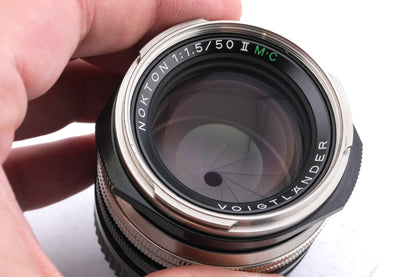 Voigtländer 50mm f1.5 Nokton Aspherical VM II MC