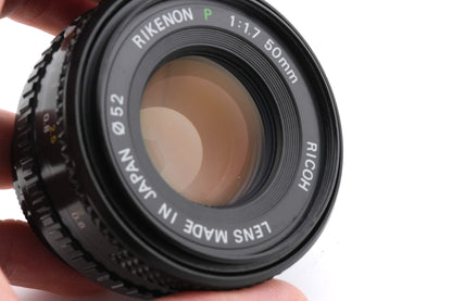 Ricoh 50mm f1.7 Rikenon P