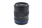Zeiss 21mm f2.8 Distagon T* Loxia