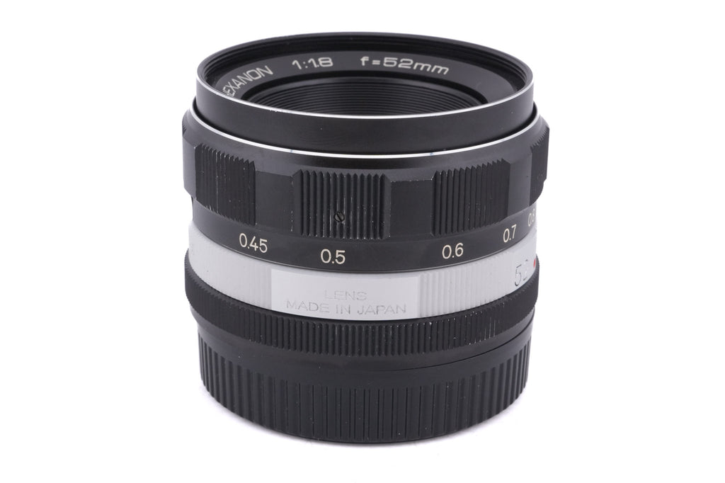 Konica 52mm f1.8 Hexanon