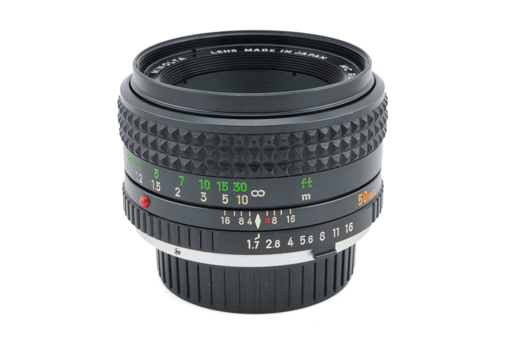 Minolta 50mm f1.7 MC Rokkor-PF