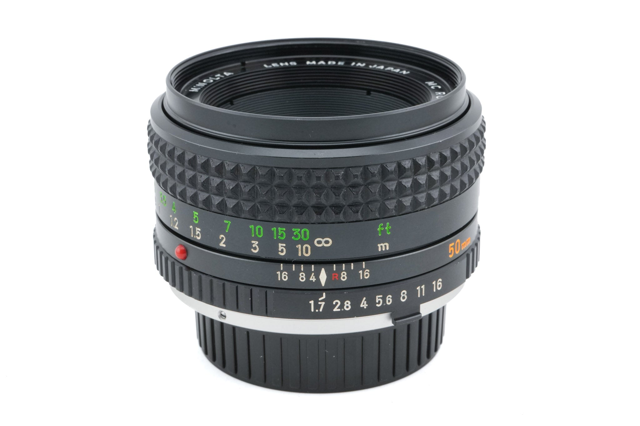 Minolta 50mm f1.7 MC Rokkor-PF