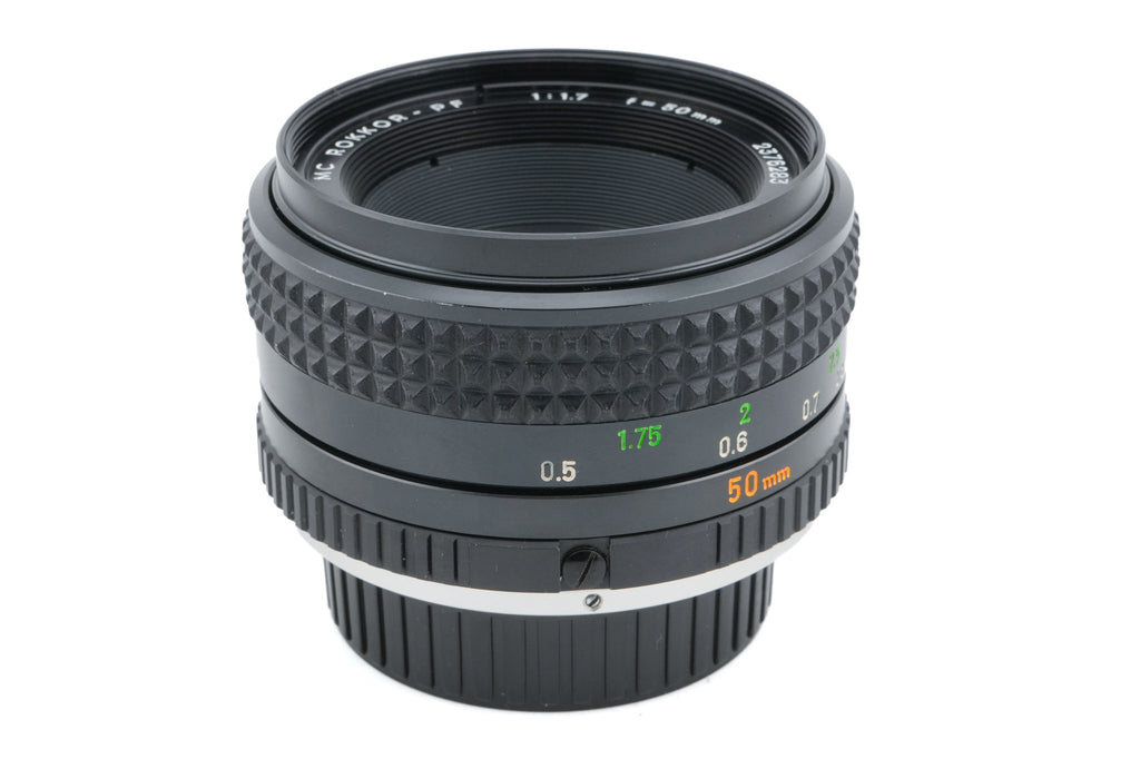 Minolta 50mm f1.7 MC Rokkor-PF