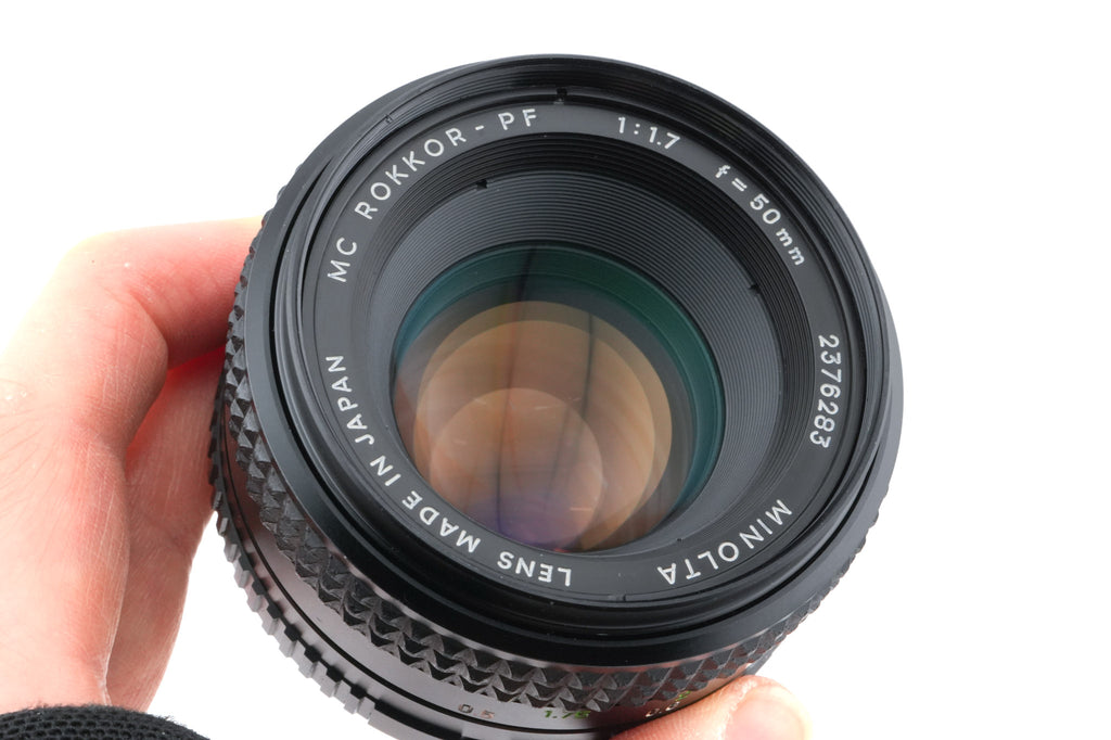 Minolta 50mm f1.7 MC Rokkor-PF