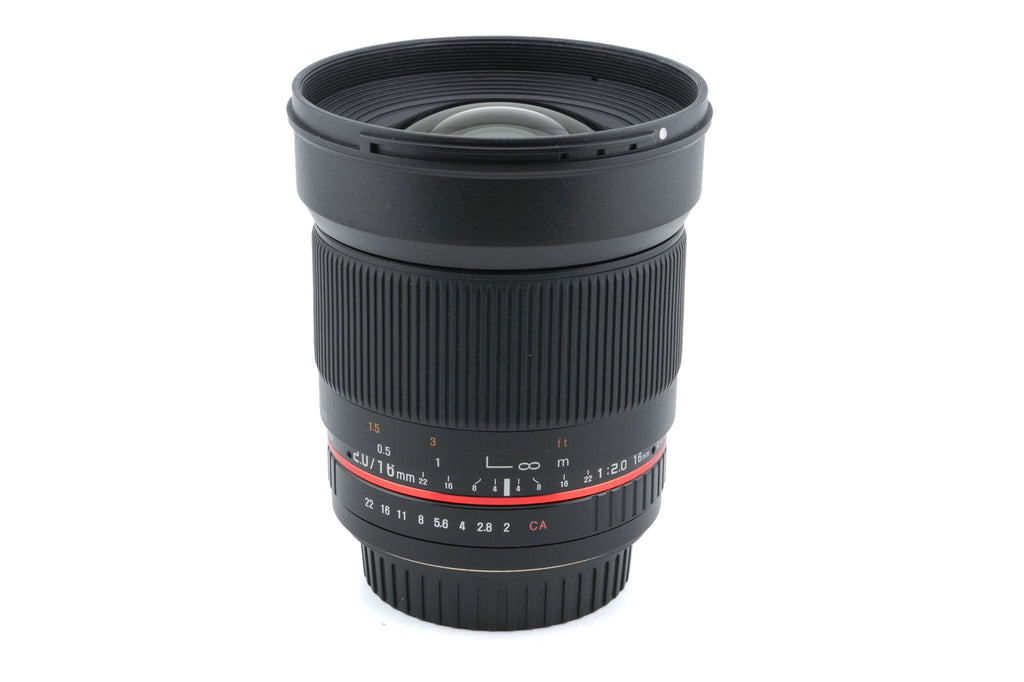 Samyang 16mm f2 ED AS UMC CS