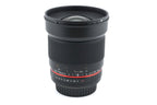 Samyang 16mm f2 ED AS UMC CS
