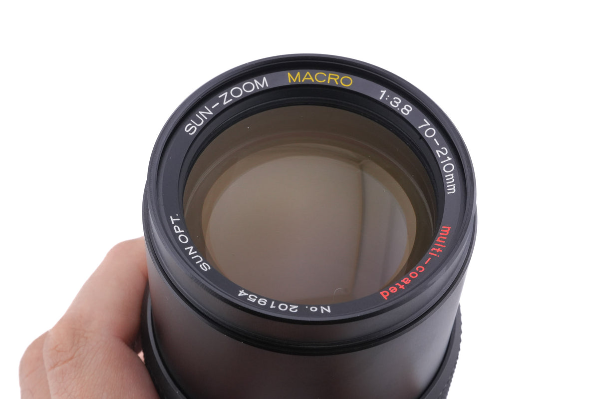 Sun 70-210mm f3.8 Sun-Zoom Multi-Coated Macro