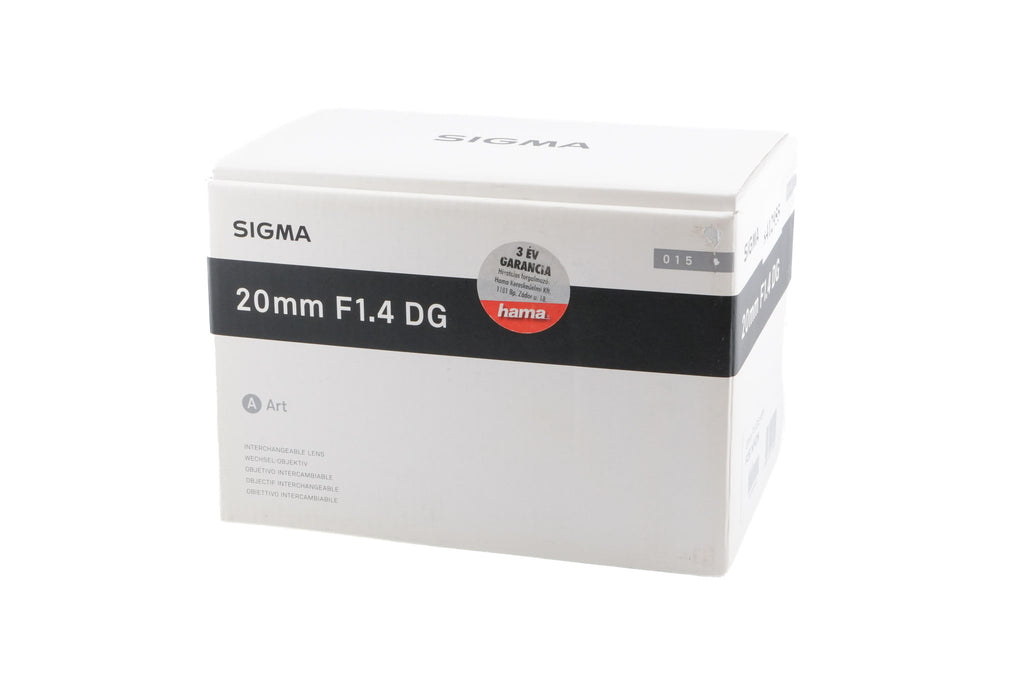 Sigma 20mm f1.4 DG HSM Art (015)